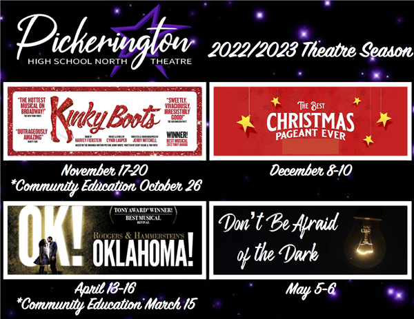 2022-2023 Pickerington High School North Theatre Season